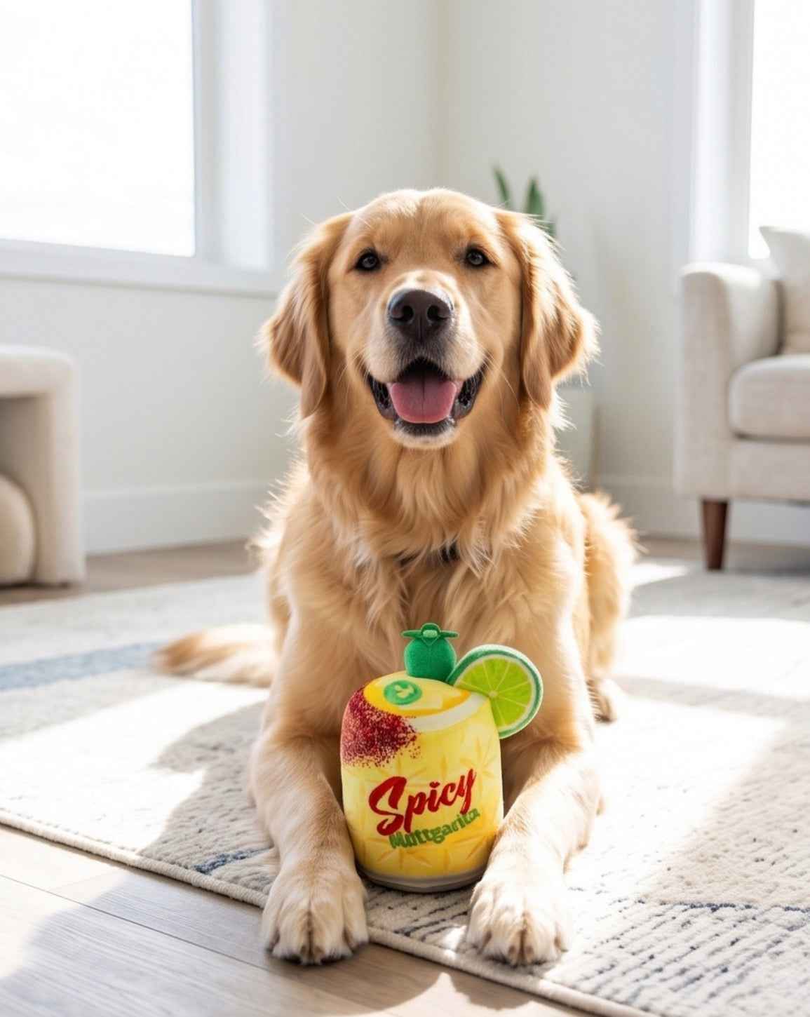 Haute Diggity Dog Spicy Muttgarita Plush Dog Toy