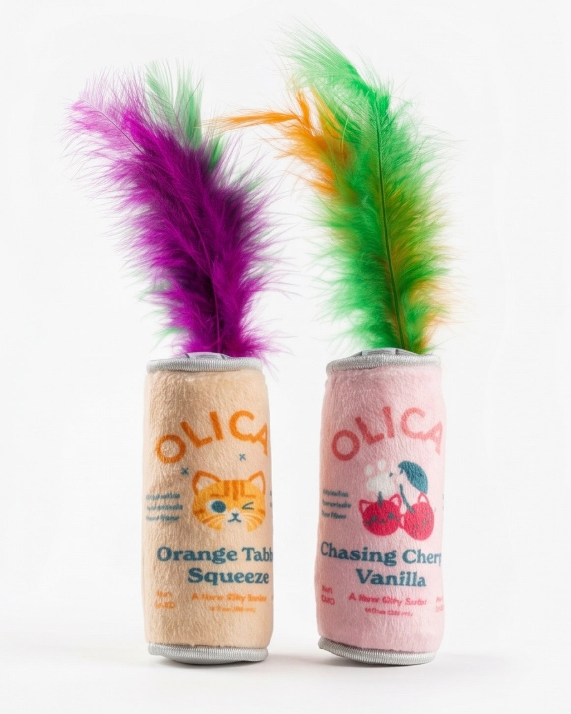 Haute Diggity Dog Olicat Cherry & Orange Organic Catnip Toy