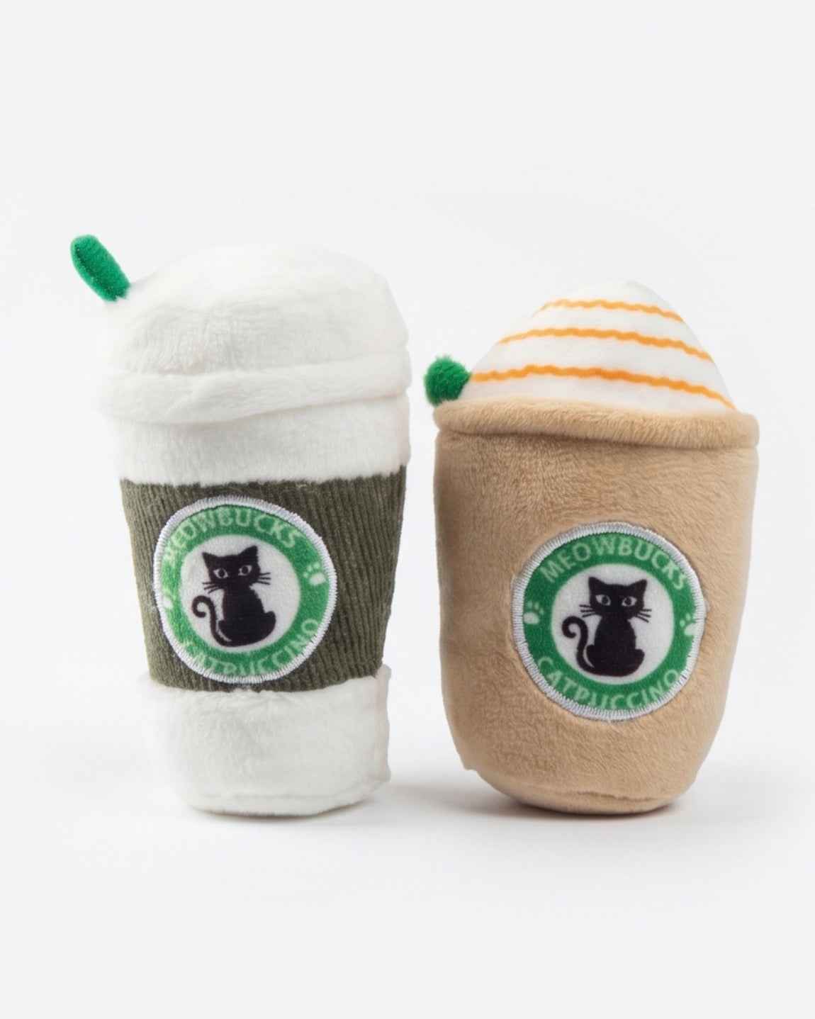 Haute Diggity Dog Meowbucks (2 coffee cups) Organic Catnip Toy