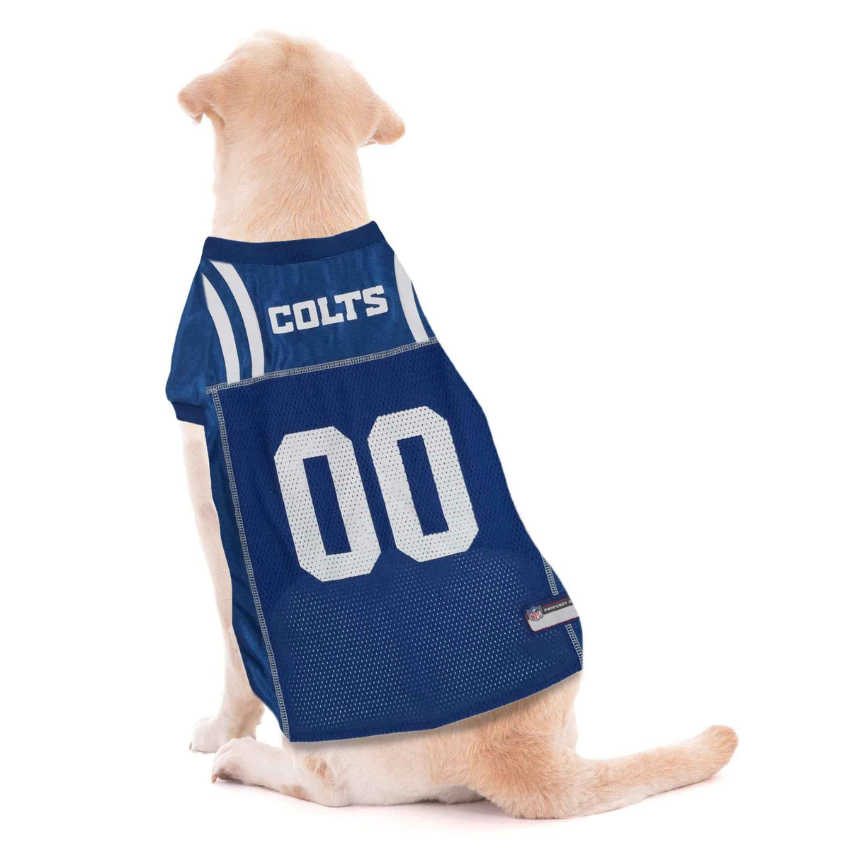 NFL Indianapolis Colts Striped Mesh Pet Jersey
