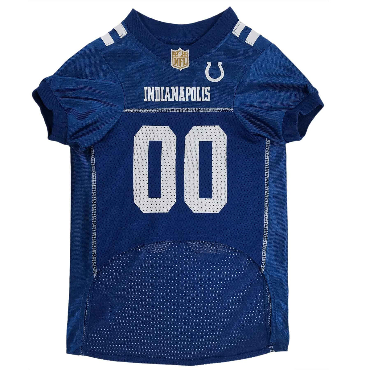 NFL Indianapolis Colts Striped Mesh Pet Jersey
