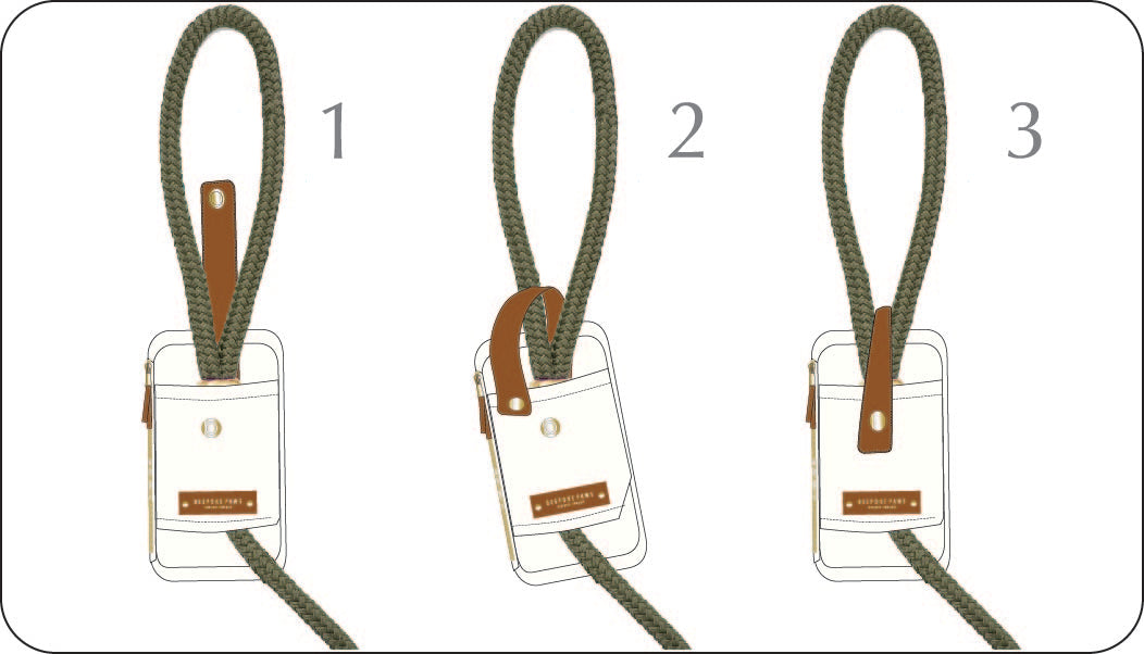 BESPOKE PAWS Pawsh Pouch - The Dangle Free Waste Bag Dispenser Waste Pouch