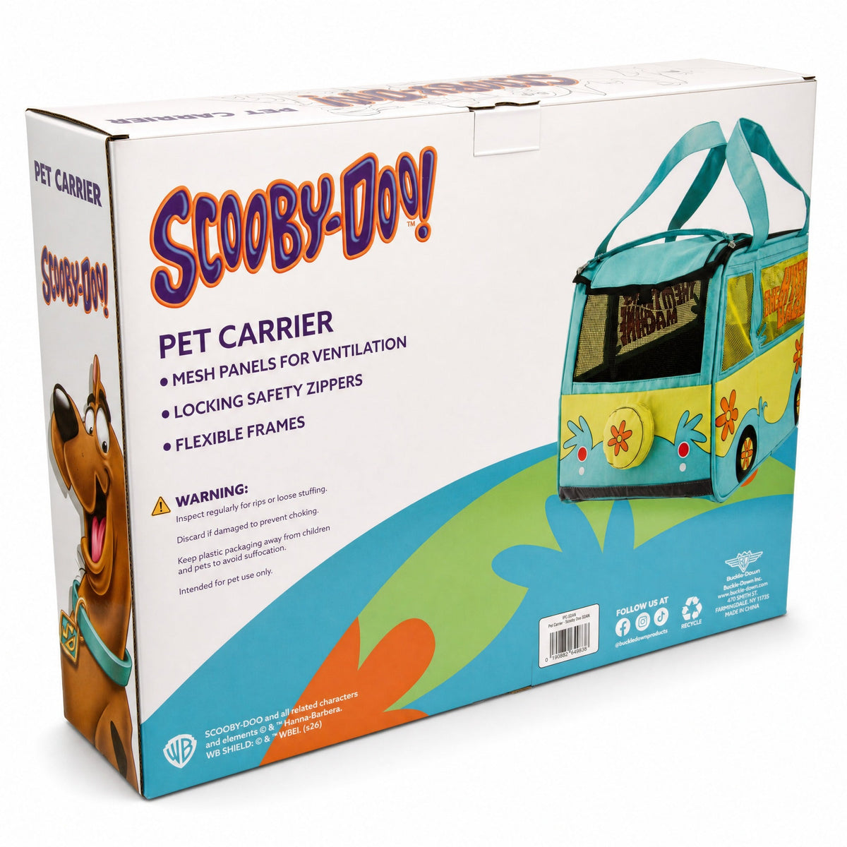 Buckle-Down Scooby-Doo Mystery Machine Soft-Sided Pet Carrier