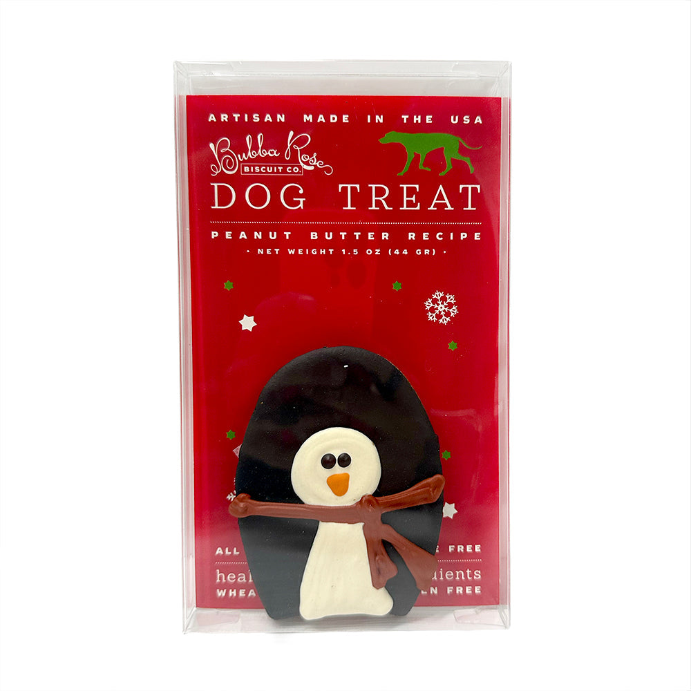 Bubba Rose Penguin Dog Treat (Iced Dog Cookie)