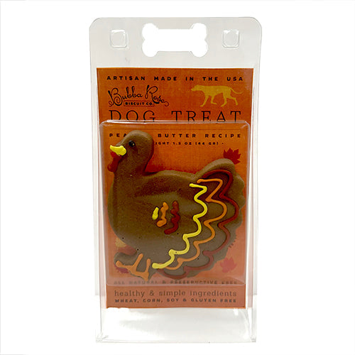 Bubba Rose Turkey Dog Treat (Iced Dog Cookie)