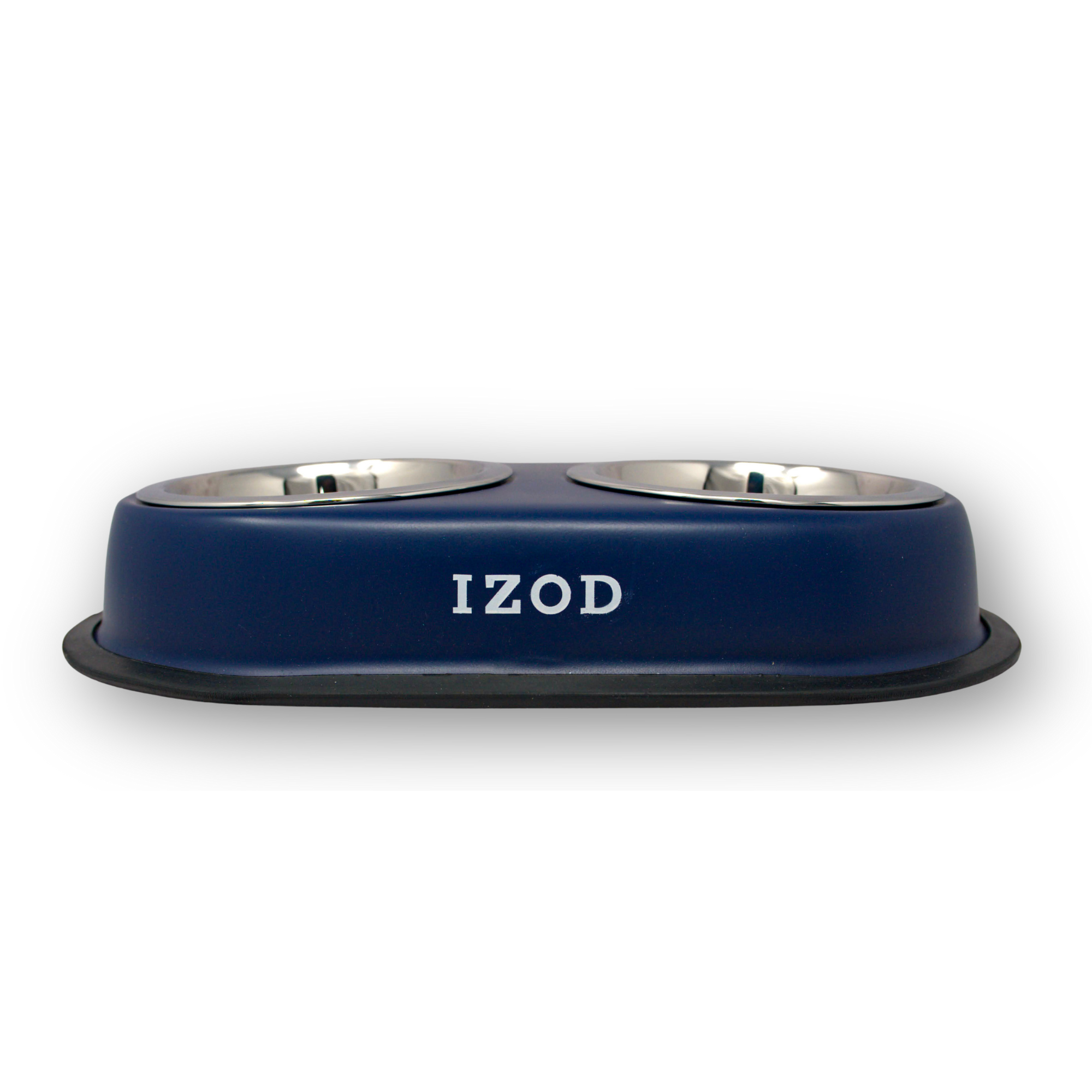 Izod Pet - Stainless Steel Double Feeder Bowl | HT Animal Supply