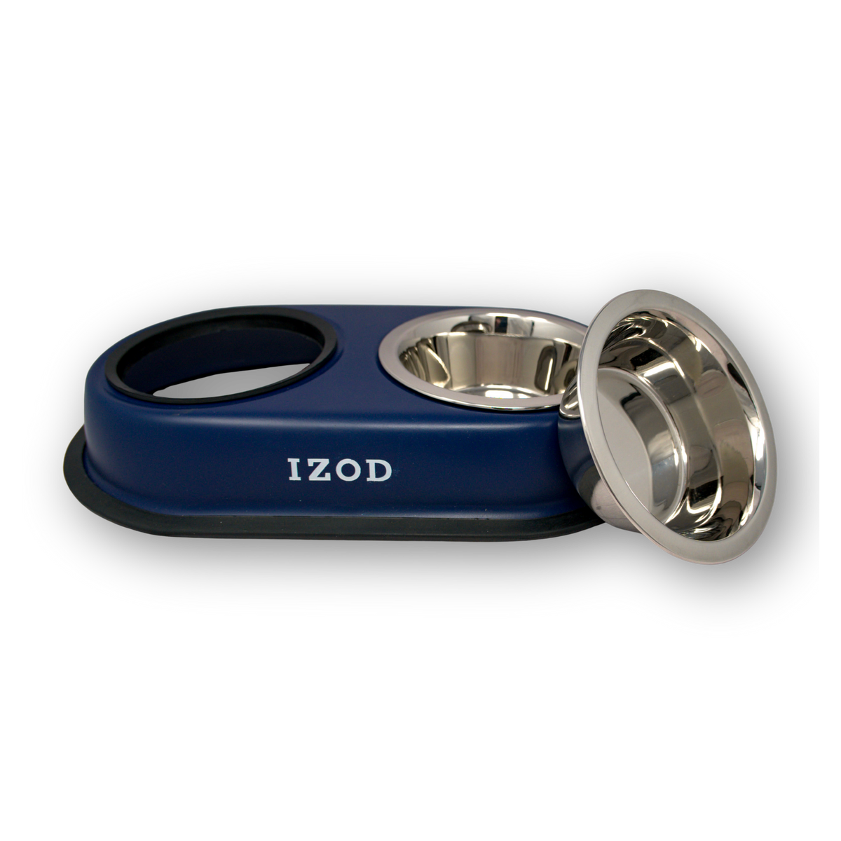 Izod Pet - Stainless Steel Double Feeder Bowl | HT Animal Supply