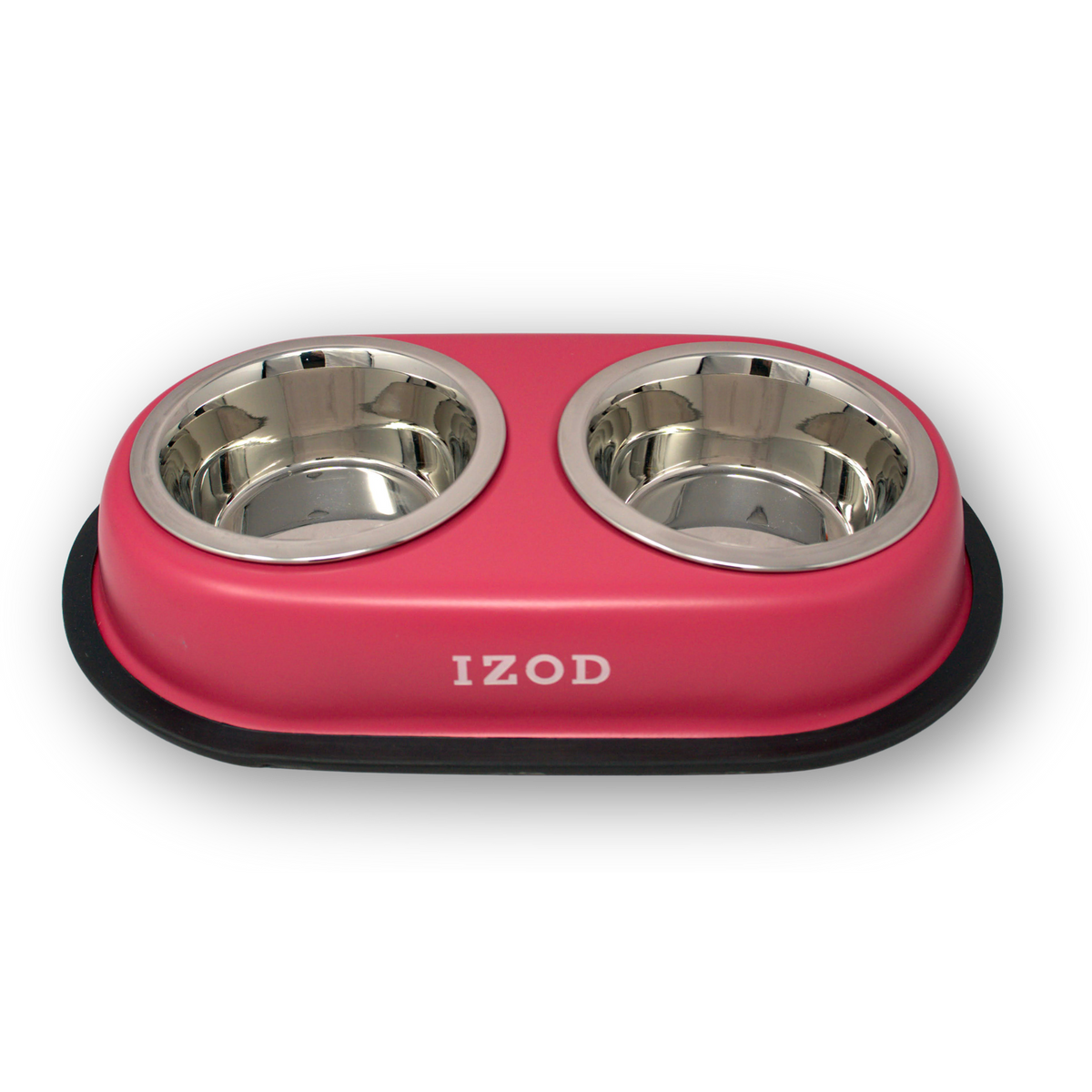 Izod Pet - Stainless Steel Double Feeder Bowl | HT Animal Supply
