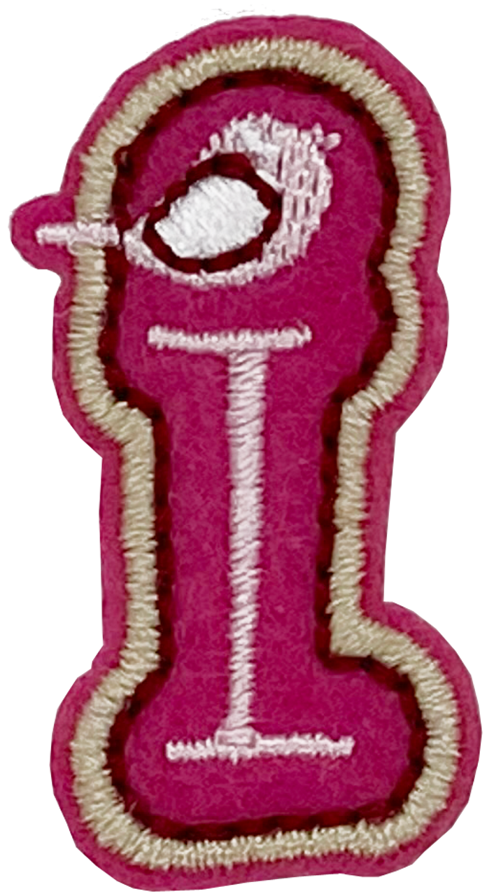 Curly Pink I - Patch