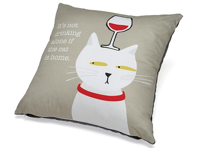 Pillow: Its Not Drinking if the Cat is Home