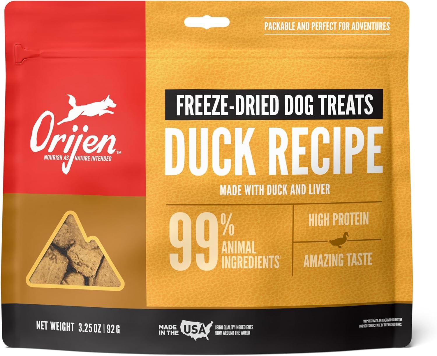 Orijen Duck Freeze Dried Dog Treats (3.25oz)