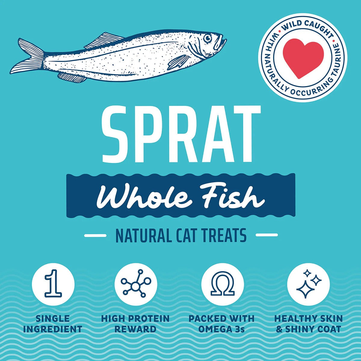Icelandic Whole Sprats Dog Treats (2oz) - HT Animal Supply