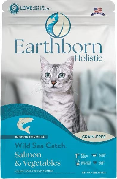 Earthborn Grain Free Wild Sea Catch Dry Cat Food (4lb)