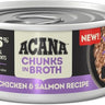 Acana Grain Free Chunks in Broth Kitten Chicken & Salmon Wet Cat Food (3oz)
