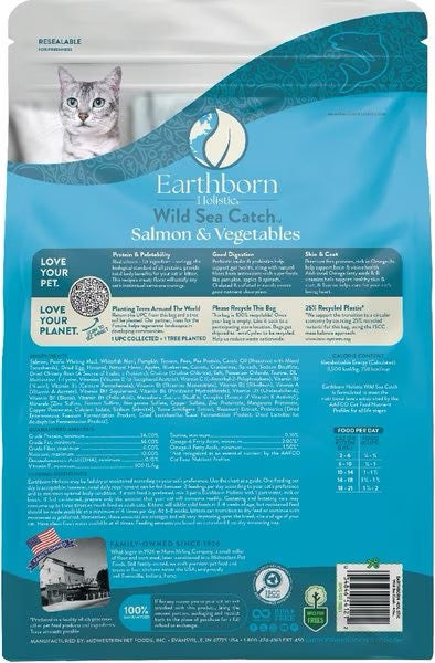 Earthborn Grain Free Wild Sea Catch Dry Cat Food (4lb)