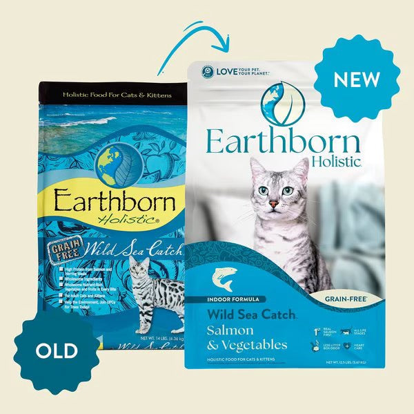 Earthborn Grain Free Wild Sea Catch Dry Cat Food (4lb)