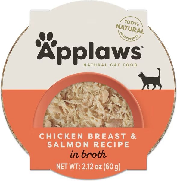 Applaws Chicken Breast & Salmon in Broth Wet Cat Food (2.12oz)