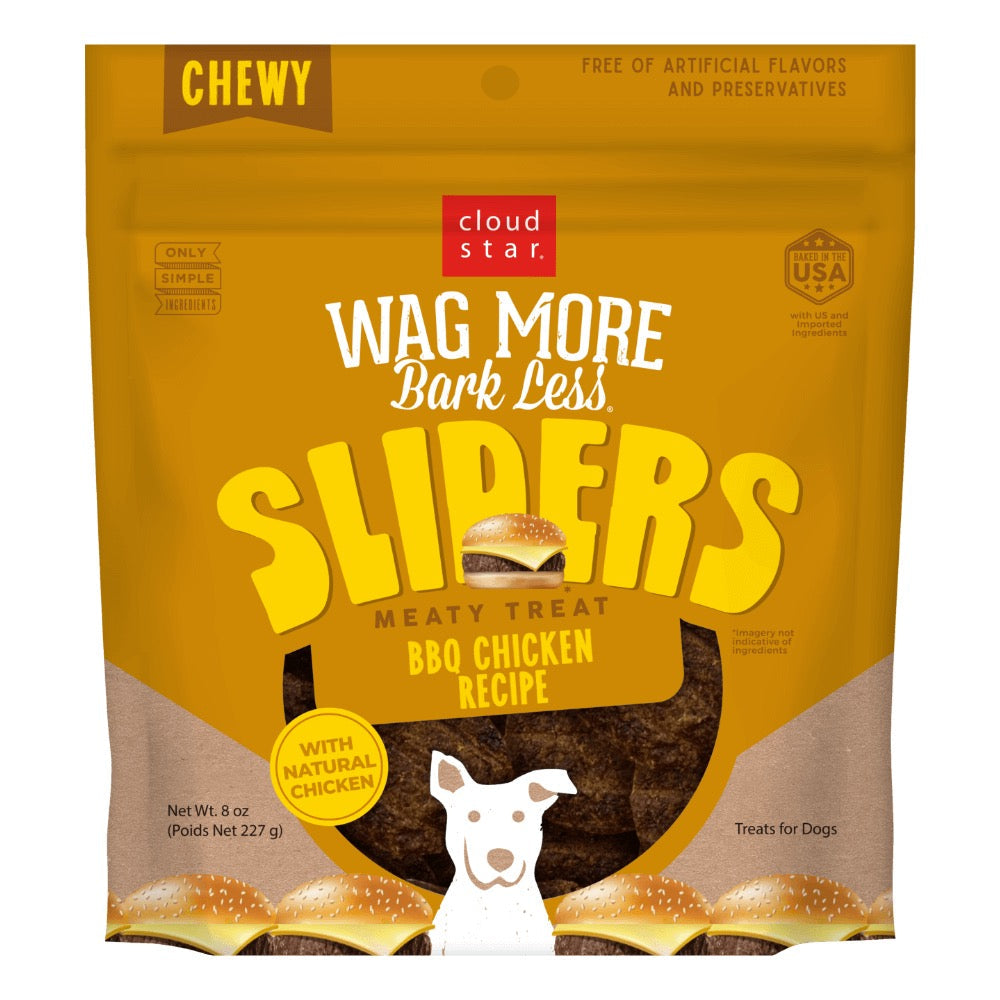 Wagmore Grain Free Sliders BBQ Chicken Dog Treats (8oz)