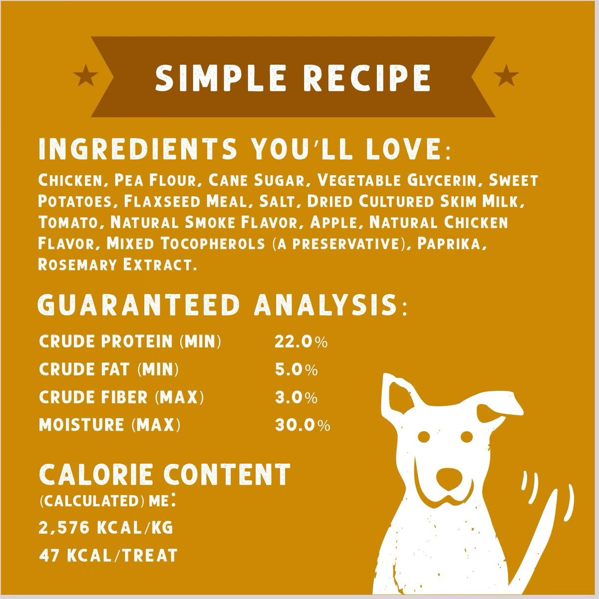 Wagmore Grain Free Sliders BBQ Chicken Dog Treats (8oz)