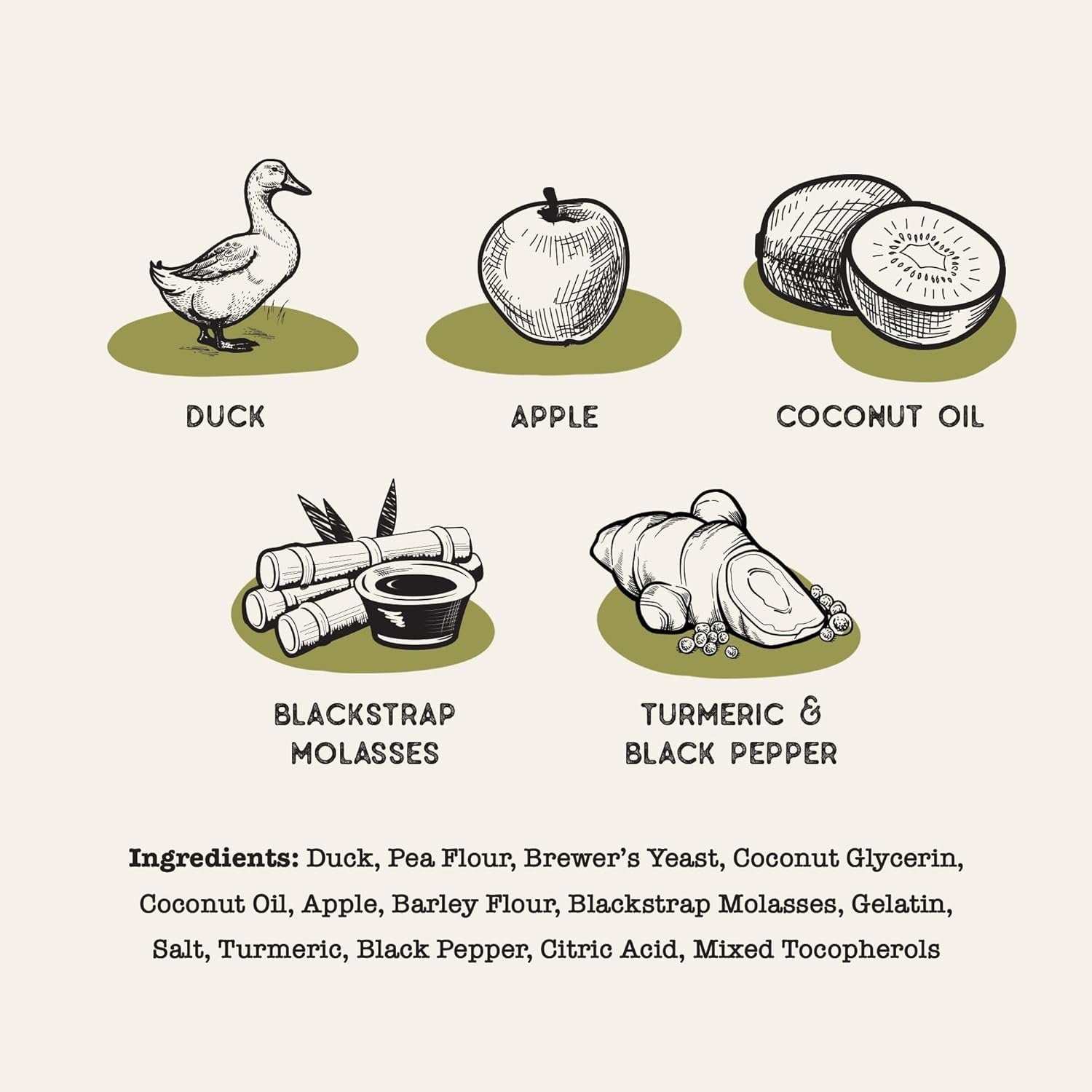 Dog Treat Naturals Superfood Sticks, Duck & Apple Dog Treats (10oz) - HT Animal Supply