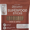 Dog Treat Naturals Superfood Sticks, Duck & Apple Dog Treats (10oz)