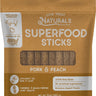 Dog Treat Naturals Superfood Sticks, Pork & Peach Dog Treats (10oz)