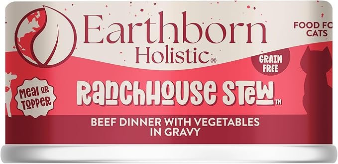 Earthborn Grain Free All Life Stages RanchHouse Stew Wet Cat Food (5.5oz)