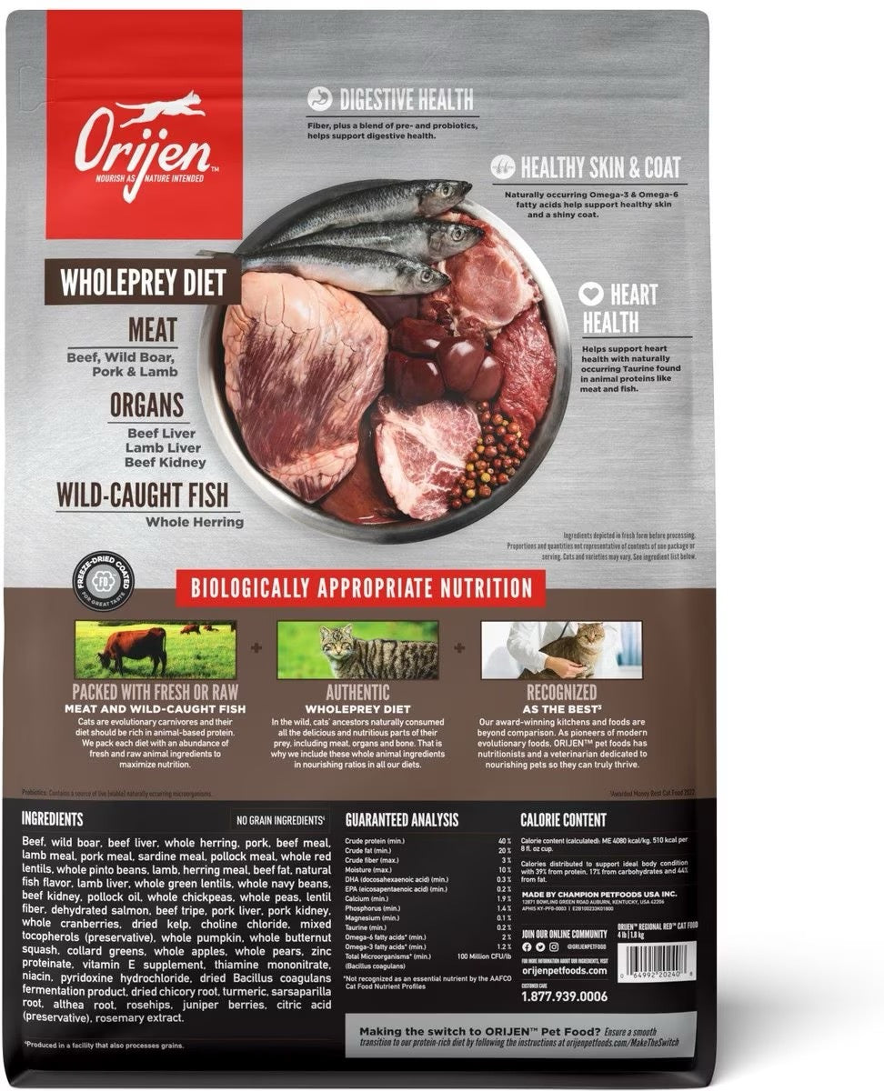 Orijen Regional Red Dry Cat Food
