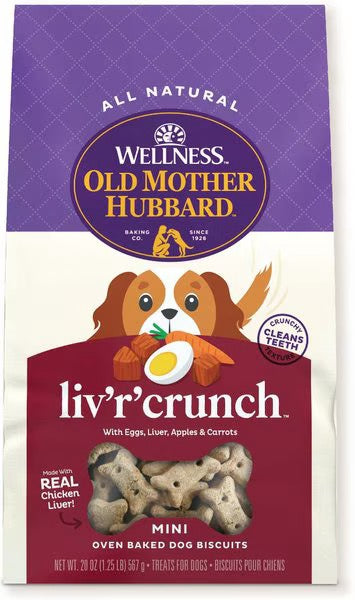 Old Mother Hubbard LivRCrunch Mini Crunchy Dog Treats (20oz)