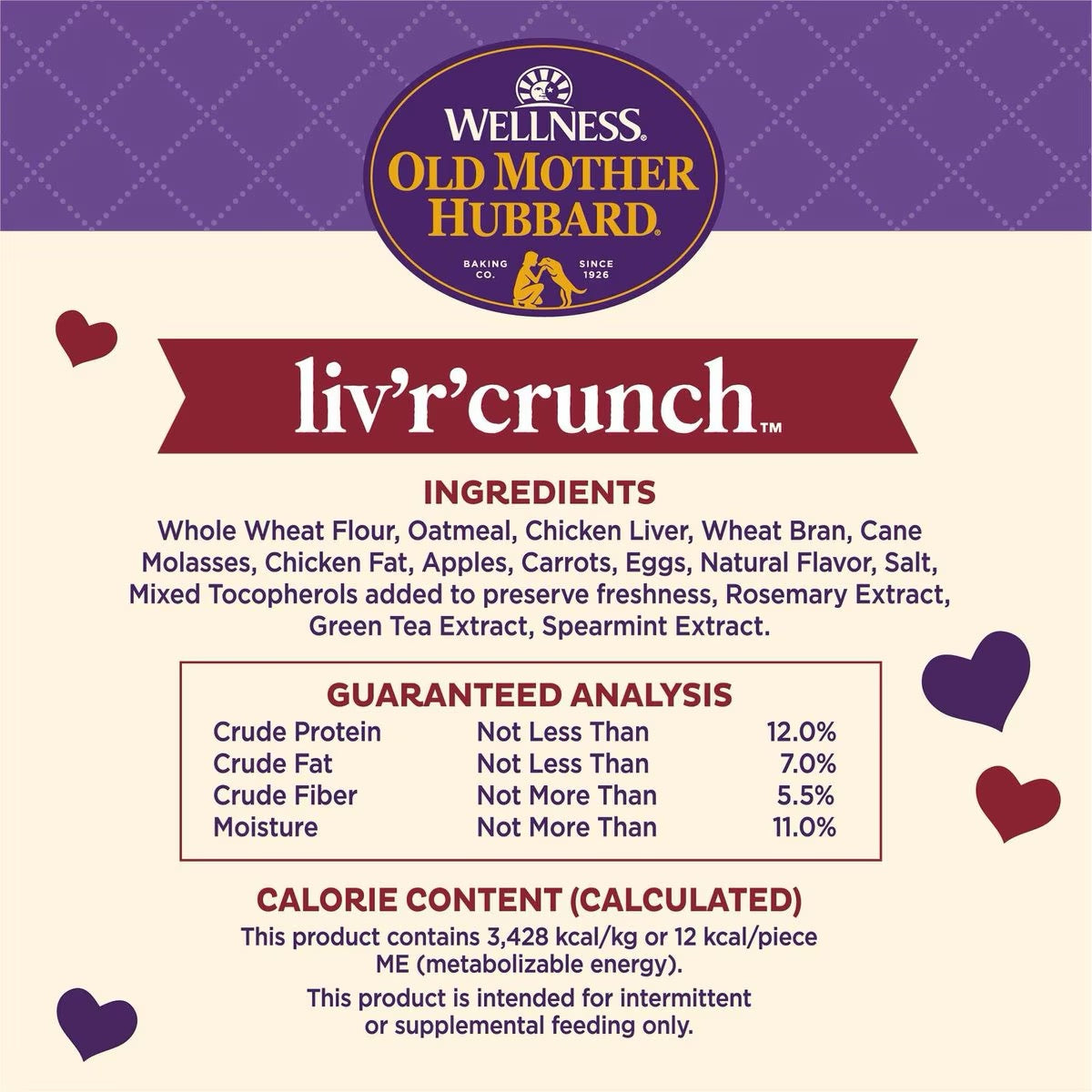 Old Mother Hubbard LivRCrunch Mini Crunchy Dog Treats (20oz) - HT Animal Supply