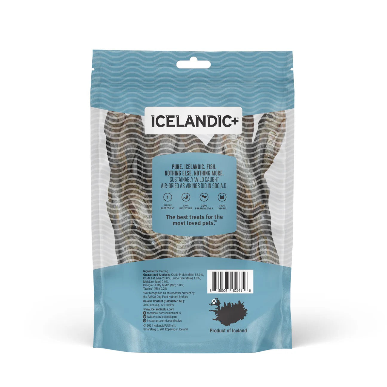 Icelandic Herring Whole Fish Dog Treats (3oz) - HT Animal Supply