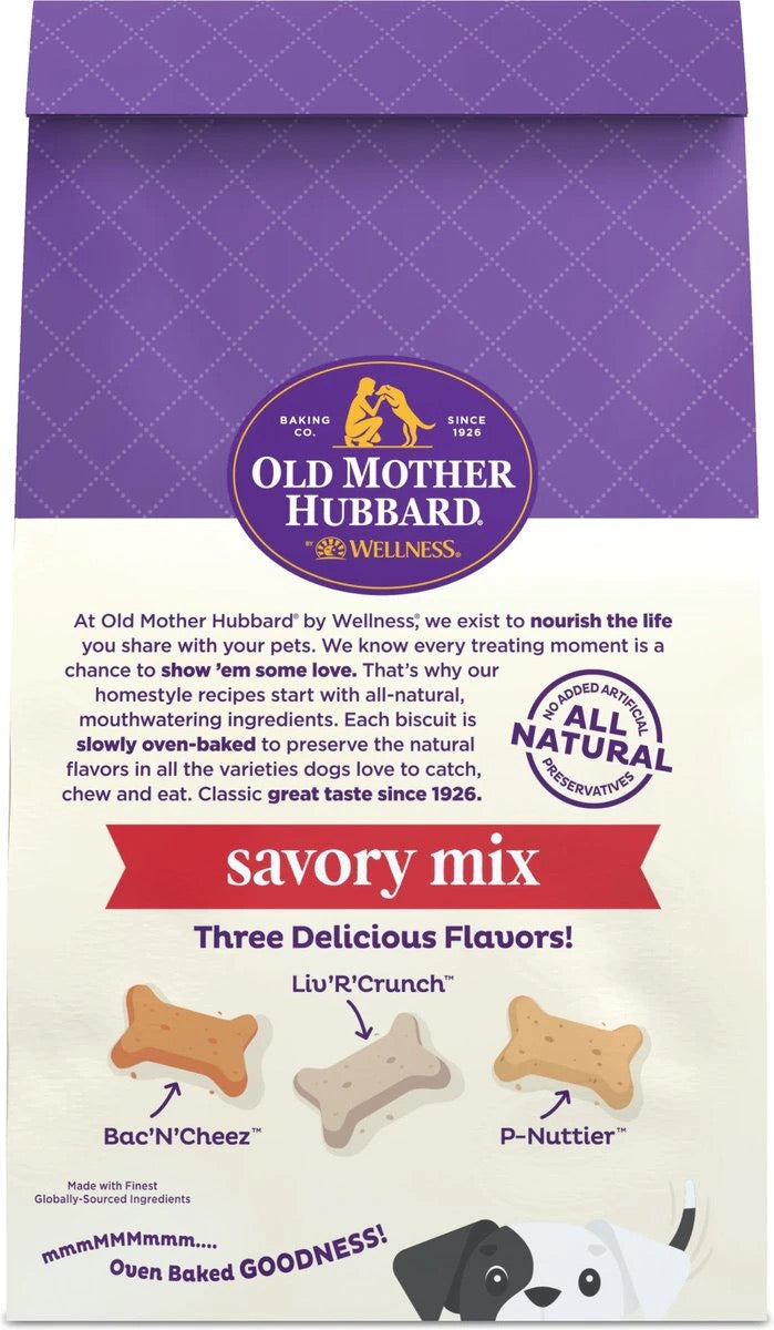 Old Mother Hubbard Savory Mix Assortment Mini Crunchy Dog Treats (20oz) - HT Animal Supply