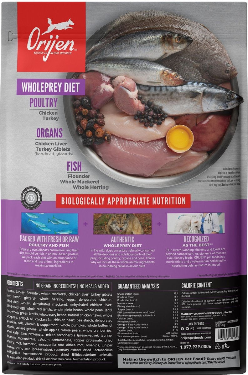 Orijen Large Breed Puppy Dry Dog Food