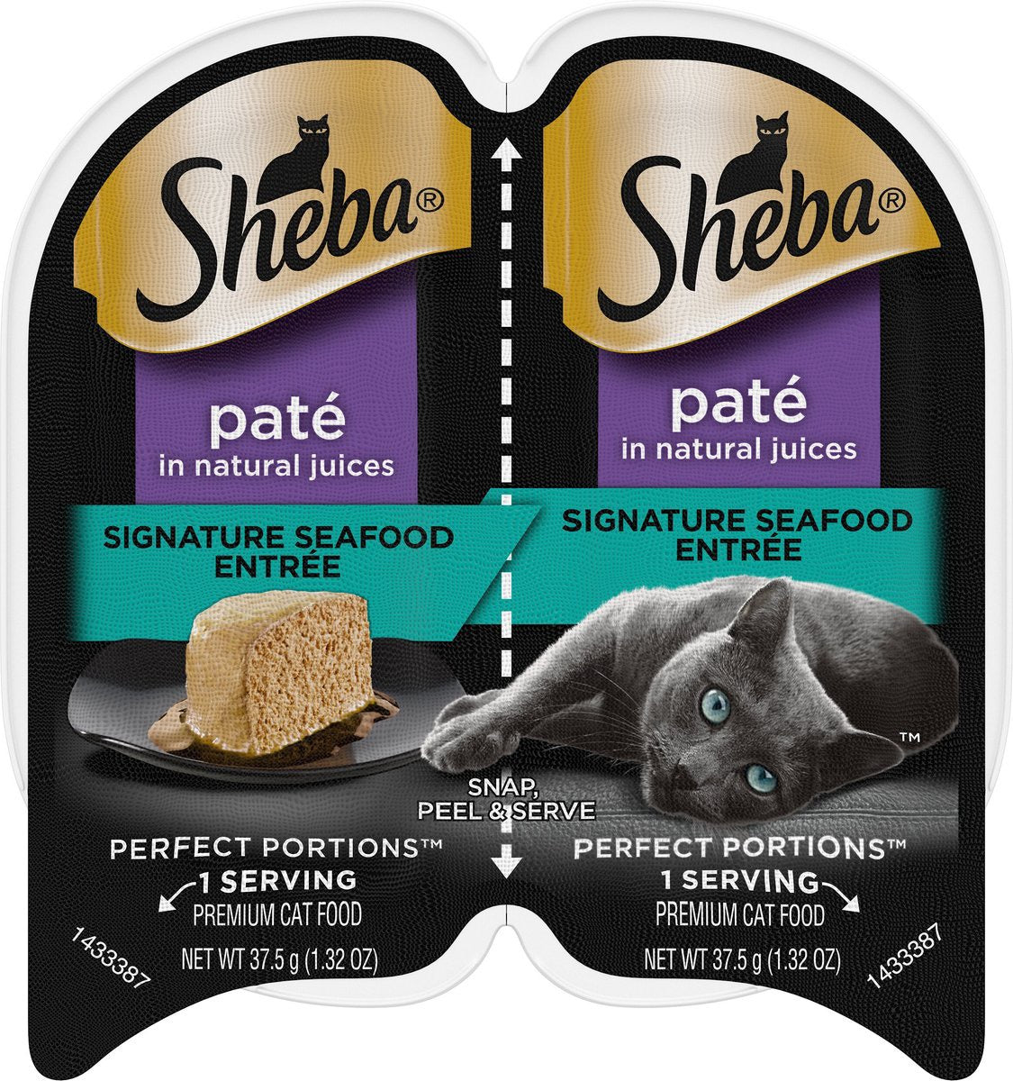 Sheba Perfect Portions Premium Pate Seafood Wet Cat Food (2.65oz)