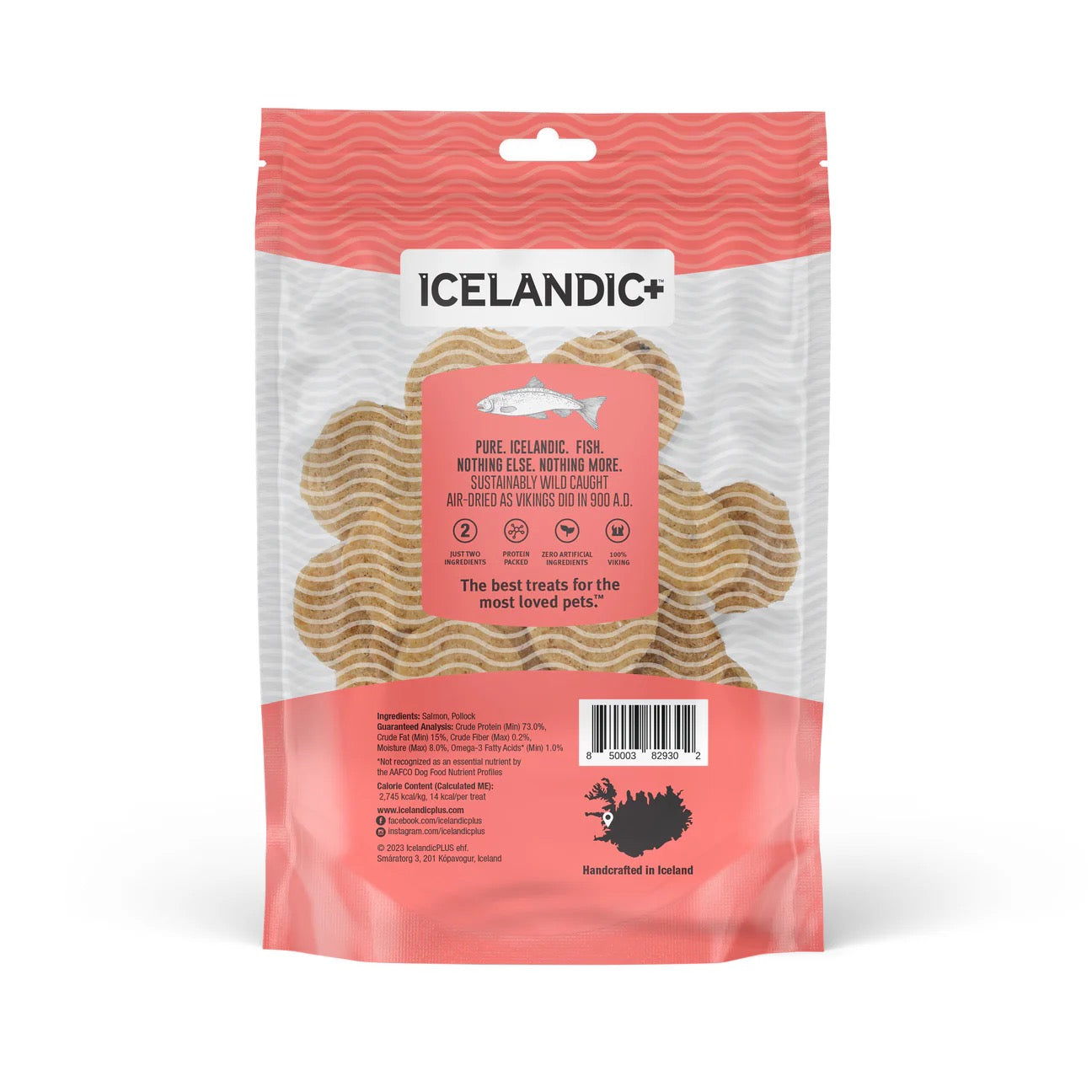 Icelandic Salmon Chips Dog Treats (2.5oz) - HT Animal Supply