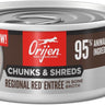 Orijen Grain Free Chunks & Shreds, Regional Red Wet Cat Food (3oz)