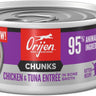 Orijen Grain Free Chunks & Shreds, Kitten Chicken & Tuna Wet Cat Food (3oz)