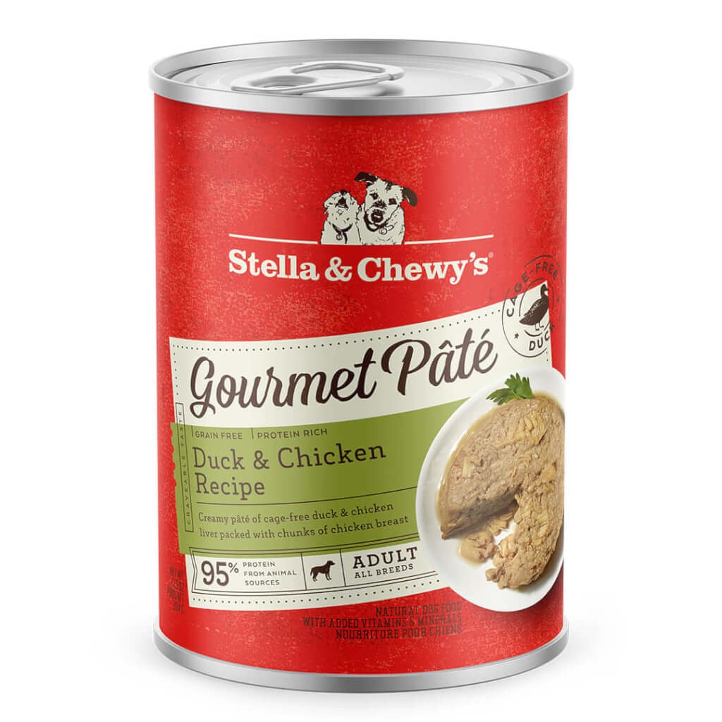 Stella & Chewys Gourmet Pate Duck and Chicken Wet Dog Food (12.5oz)