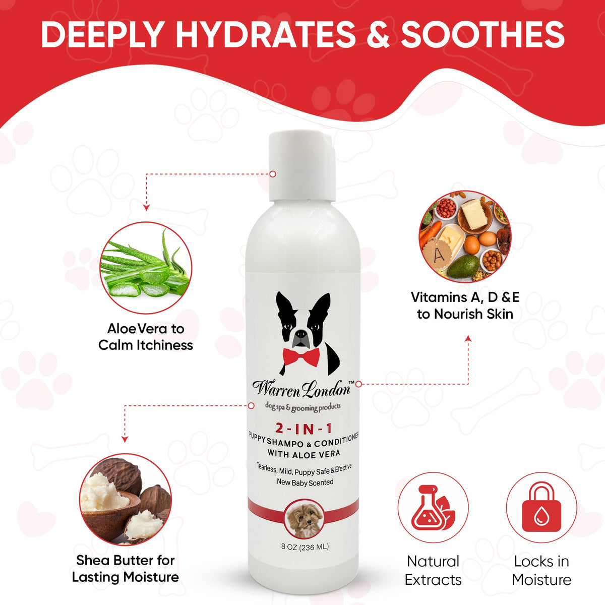 2-in-1 Puppy Shampoo & Conditioner - HT Animal Supply