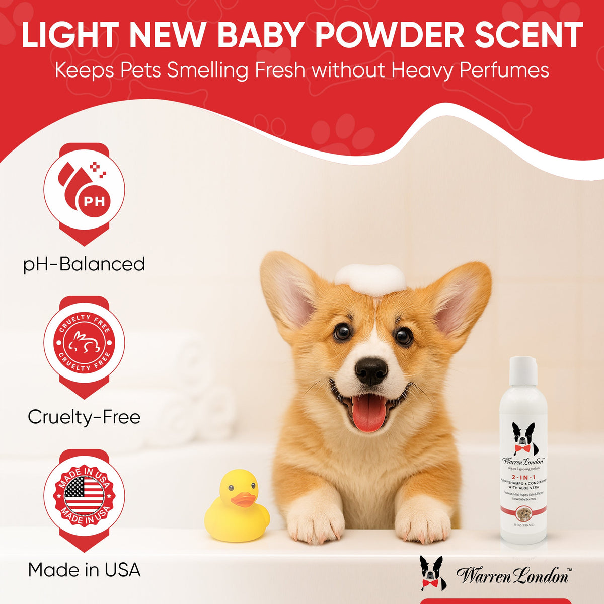 2-in-1 Puppy Shampoo & Conditioner - HT Animal Supply