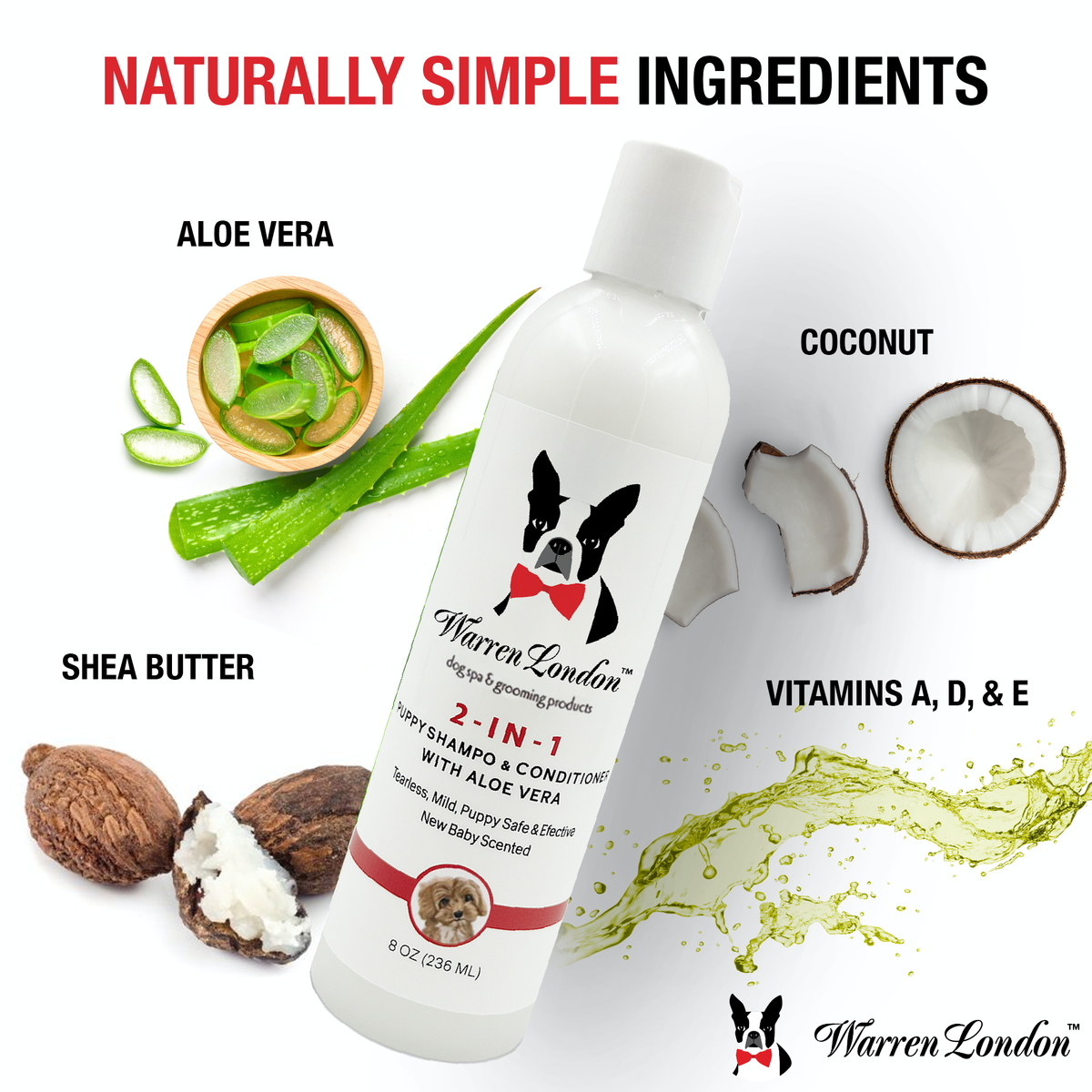 2-in-1 Puppy Shampoo & Conditioner - HT Animal Supply
