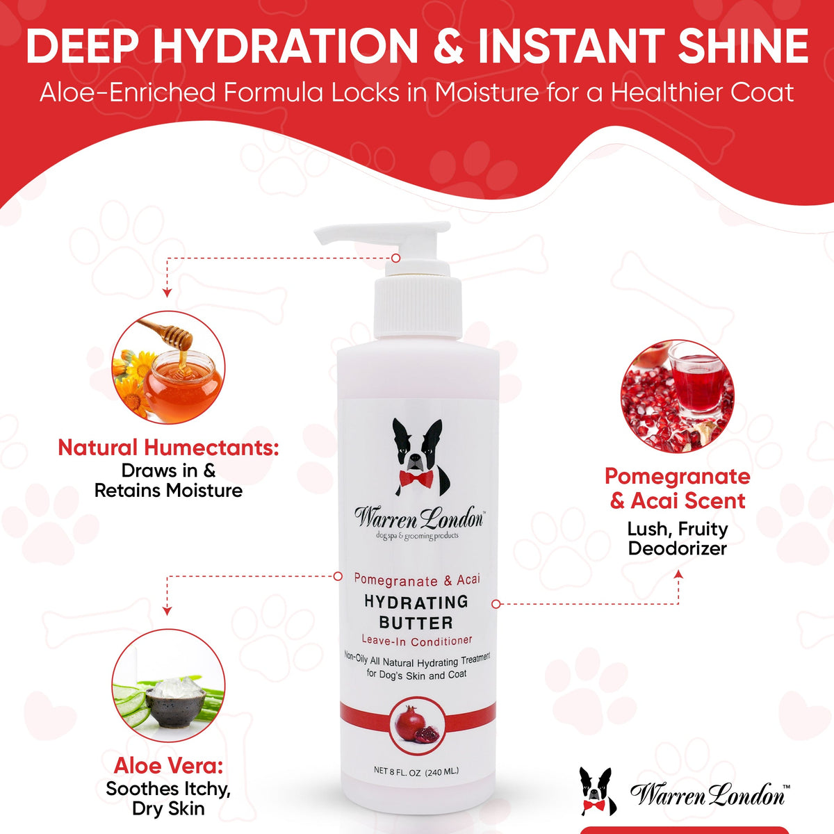 Hydrating Butter - For Dogs Skin & Coat - Leave-In Moisturizer | HT Animal Supply