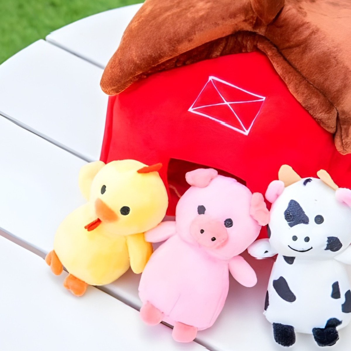 Glow Pups: Barnyard Hide and Seek Plush Dog Toy Set