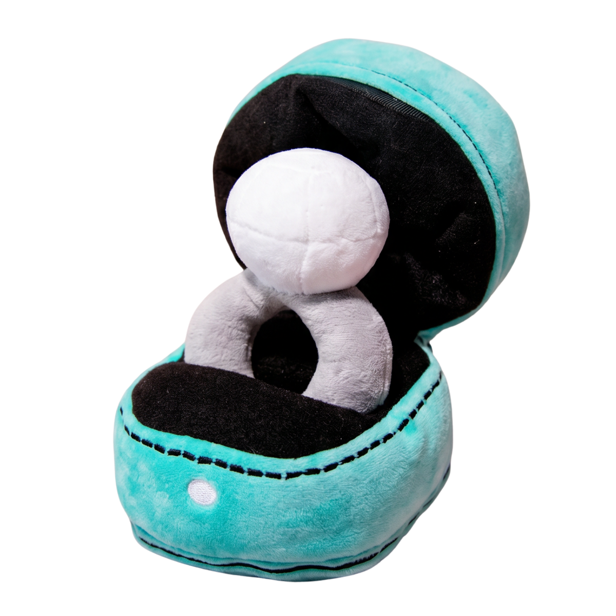 Glow Pups: Engagement Ring Squeaky Plush Dog Toy