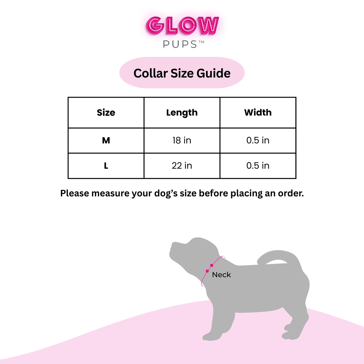 Glow Pups: Sunset Wave Orange and Blue Tie Dye Slip Dog Collar