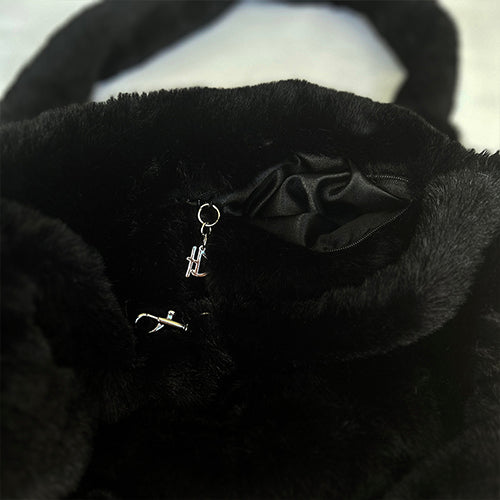 Hello Doggie Divine Faux Fur Ultra-Plush Luxury Carrier Blush Dog Carrier