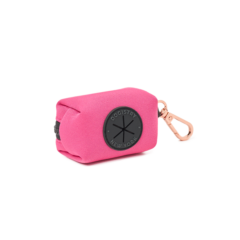 DOGISTRY Dog Waste Bag Holder - Park Ave Pink