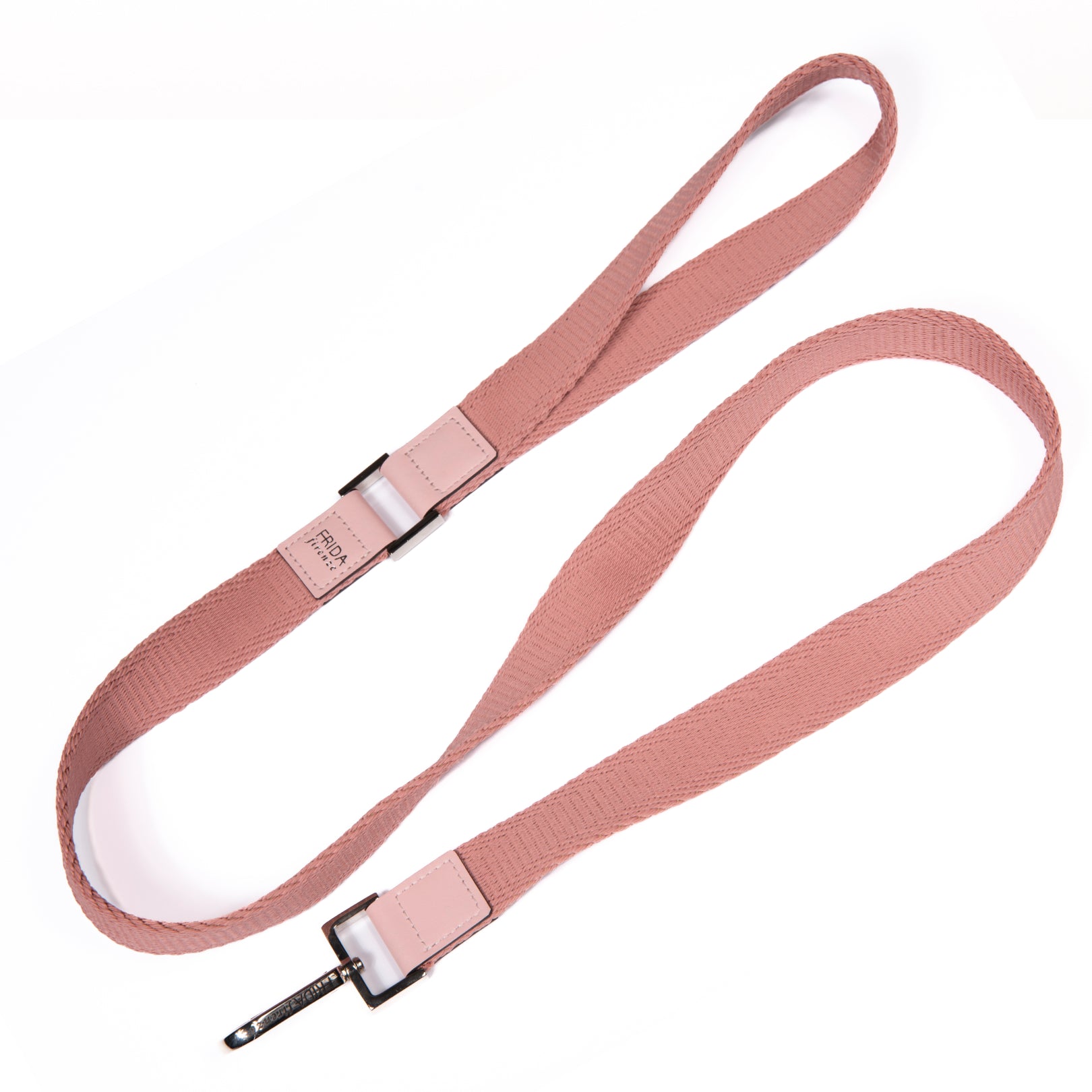 Ribbon Dog Leash in Pink, Made in Italy