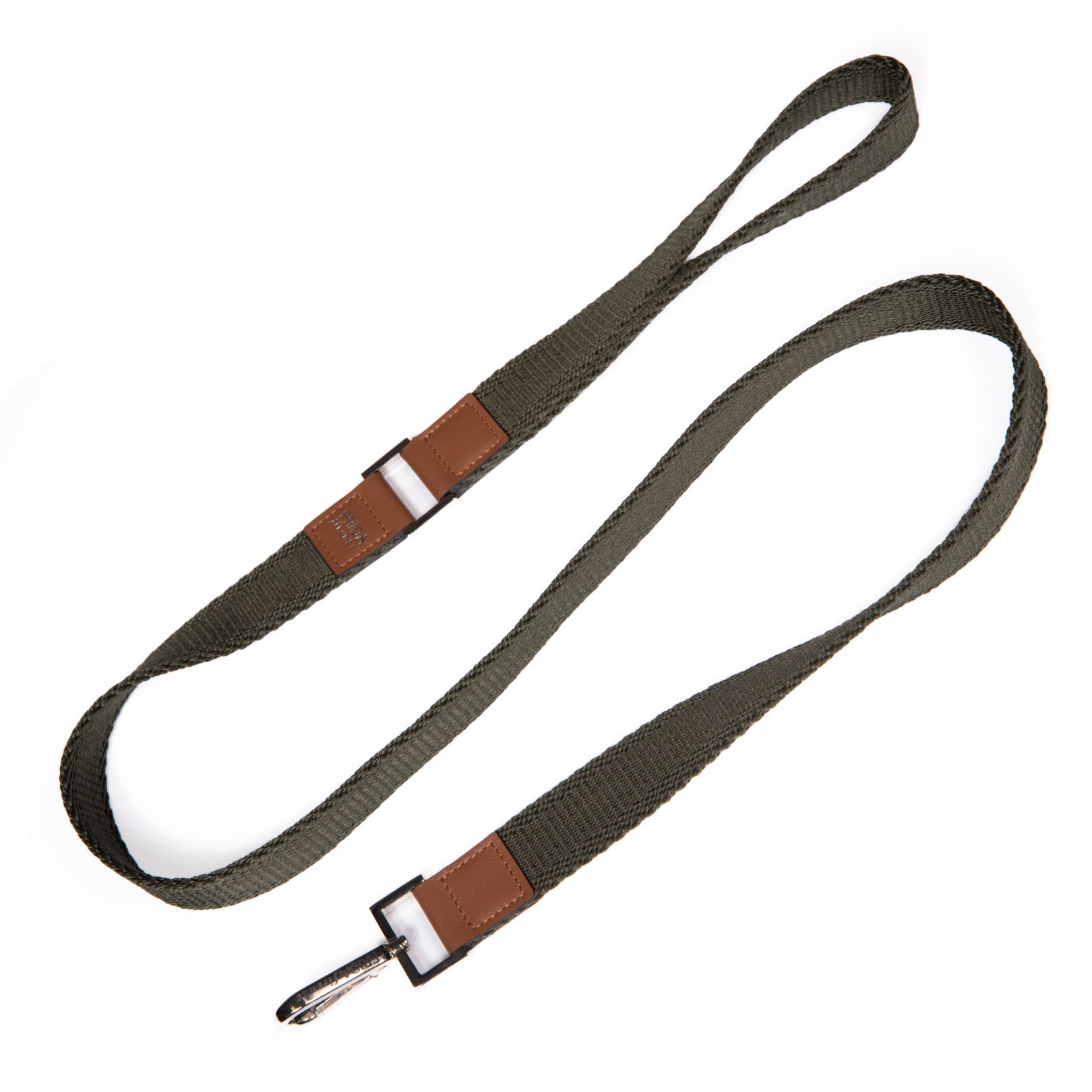 Ribbon Dog Leash in Military, Made in Italy