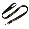 Ribbon Dog Leash in Black, Made in Italy